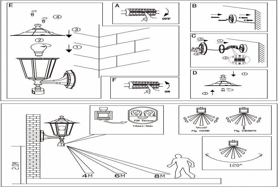 Светильник уличный настенный EGLO Laterna 4 22469