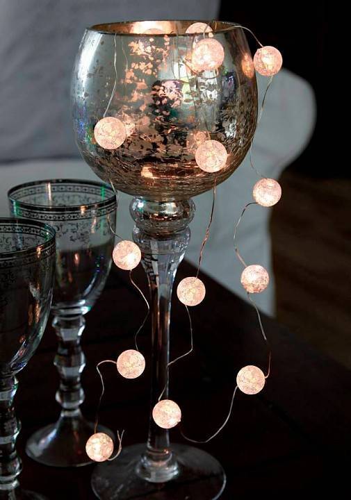 Гирлянда Нить Eglo Dew Drop 20LED на батарейках 411068