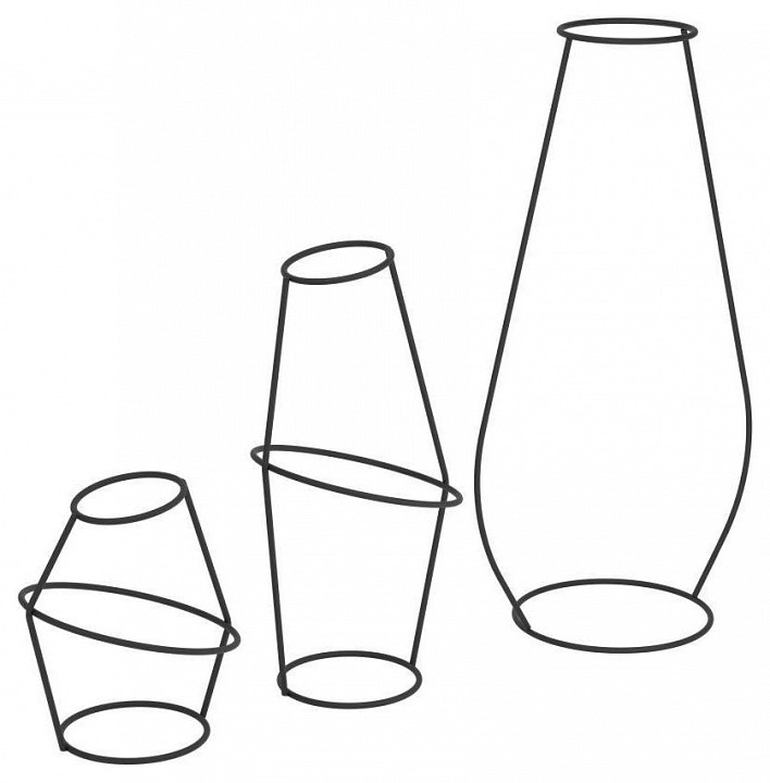 Набор из 3 ваз настольных Eglo Bellshill 421395