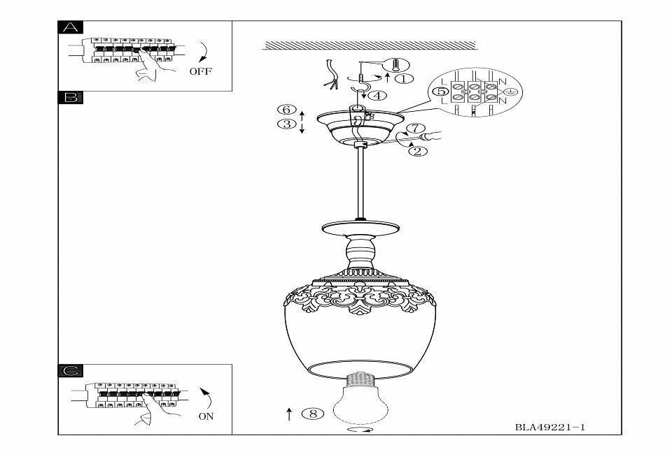 Подвесной светильник Eglo ПРОМО Sudbury 49221