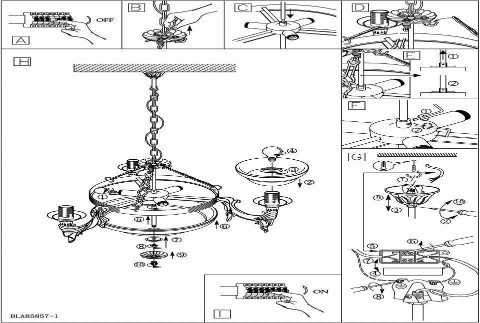 Подвесная люстра Eglo Marbella 85857
