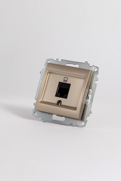 Розетка Ethernet RJ-45 без рамки Elbi Eleсtriс Zena Vega 609-011400-247