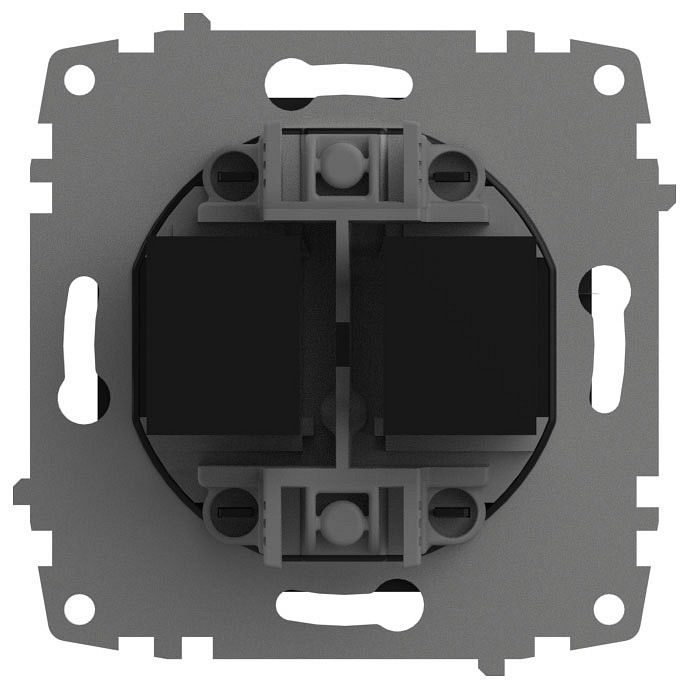 Розетка двойная Ethernet RJ-45 без рамки Elbi Eleсtriс Zena Vega 609-014800-248