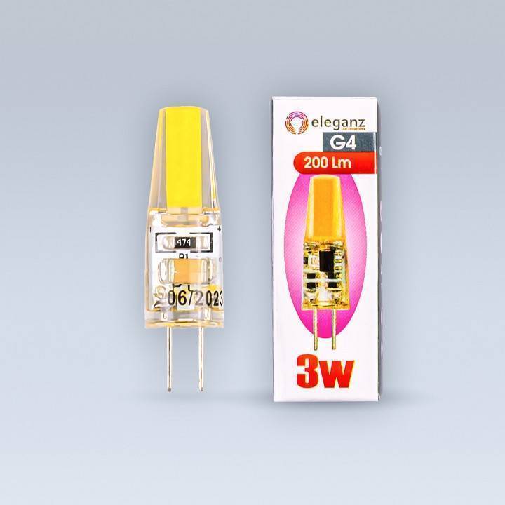 Лампа светодиодная Eleganz  G4 3Вт 4500K 1300