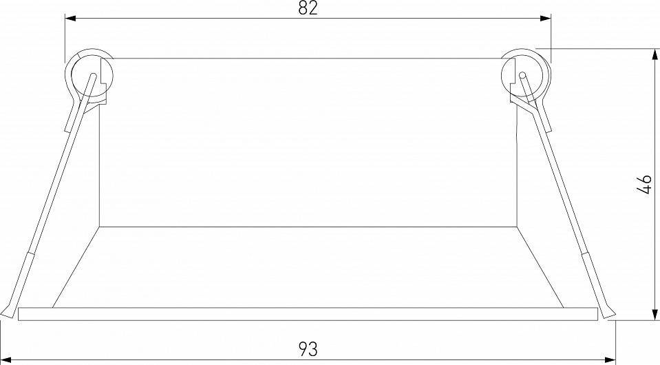 Встраиваемый светильник Elektrostandard Punto a065470