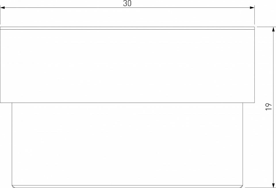 Заглушка для модуля Elektrostandard Module System a066191