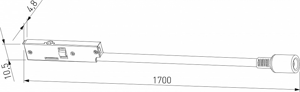 Токопровод концевой Elektrostandard Mini Magnetic a067266