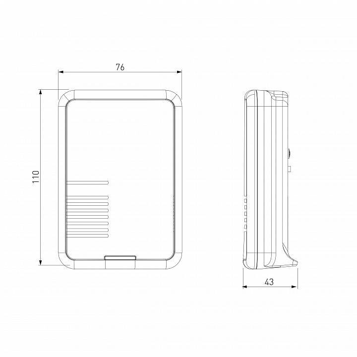 Звонок беспроводной Elektrostandard DBQ01 DBQ02M WL 36M IP44