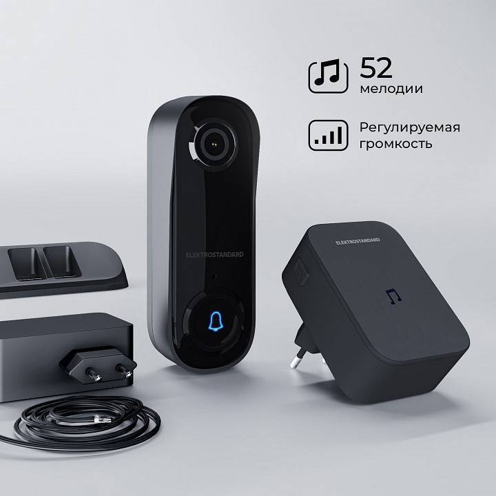 Звонок беспроводной с камерой Elektrostandard WF a069488