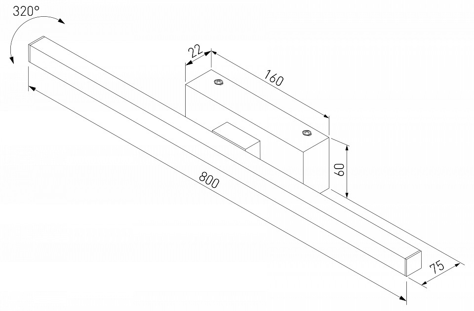 Подсветка для картины Elektrostandard Rino 40157/LED