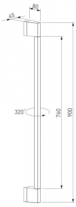 Накладной светильник Elektrostandard Argos 35122/D