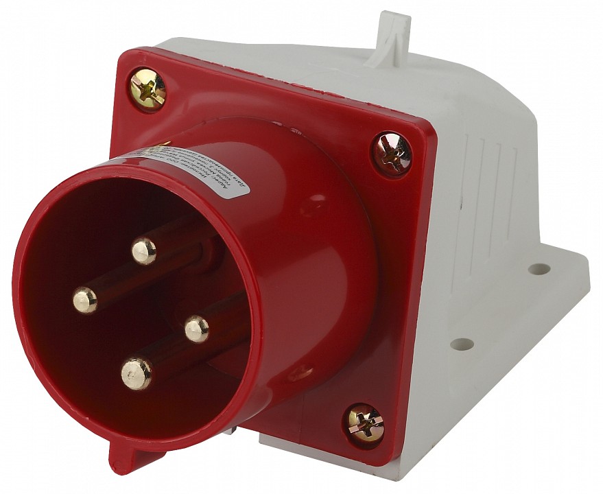 Вилка прямая 3P+PE Эра  VS-32-3P-PE-IP44