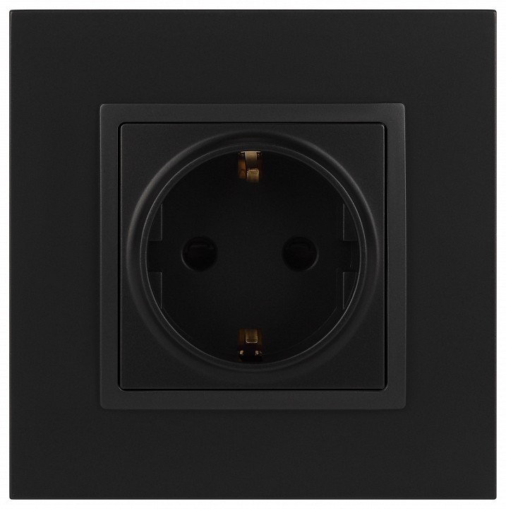 Розетка с заземлением и со шторкой, без рамки Эра Эра Elegance 14-2102-05