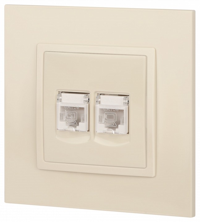 Розетка Ethernet RJ-45 без рамки Эра Эра Elegance 14-3108-02