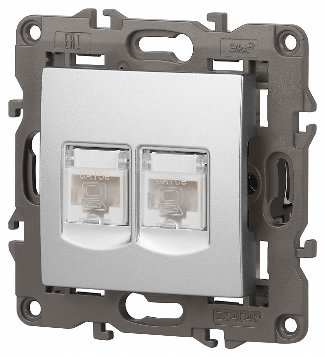 Розетка Ethernet RJ-45 без рамки Эра Эра Elegance 14-3108-03