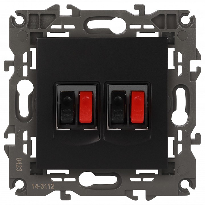 Розетка акустическая без рамки Эра Эра Elegance 14-3112-05