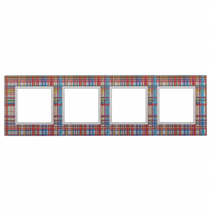 Рамка на 4 поста Эра Эра Elegance 14-5104-00