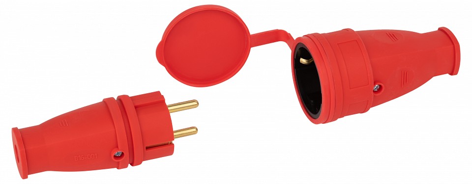 Розетка с заземлением Эра  RX10-R-IP44