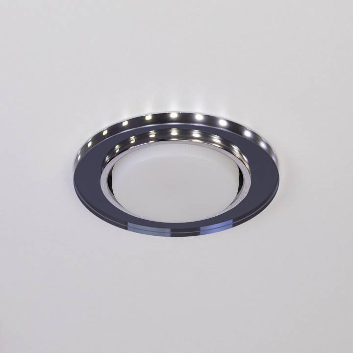 Встраиваемый светильник Эра  DK LD51 BK