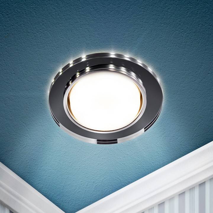 Встраиваемый светильник Эра  DK LD51 BK