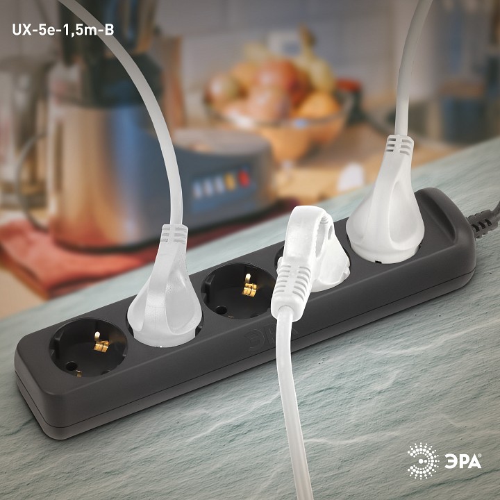 Удлинитель Эра  UX-5e-1,5m-B