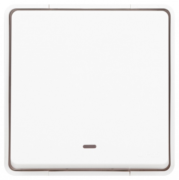 Выключатель одноклавишный с подсветкой Эра Эра Эксперт 11-1502-01