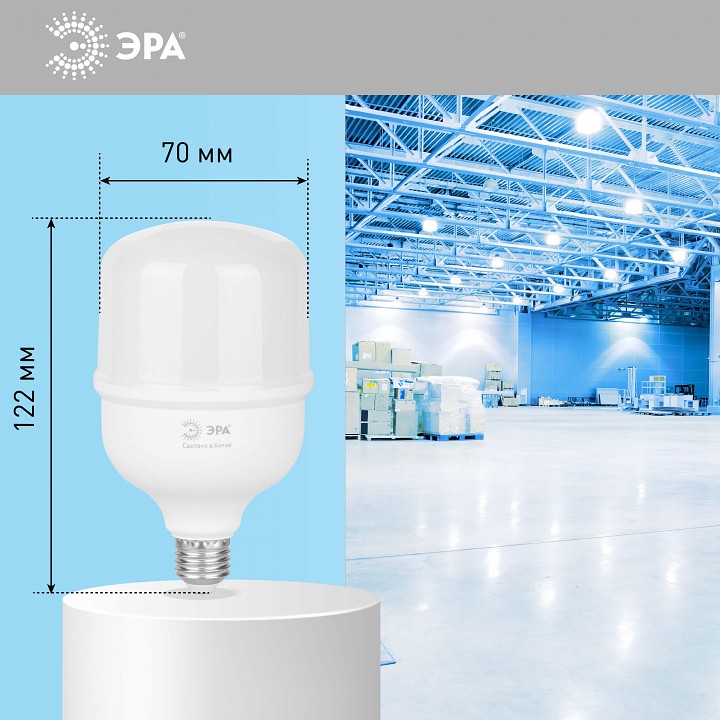 Лампа светодиодная Эра  LED POWER T70-25W-6500-E27 R
