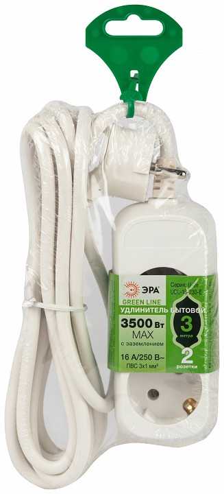 Удлинитель Эра  UDL-16-230-E