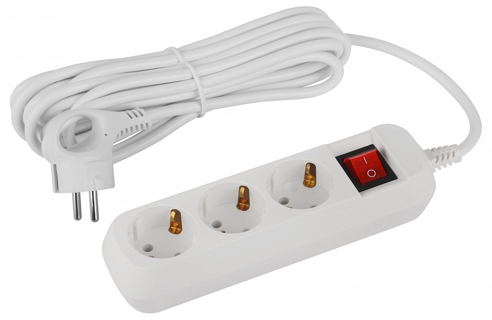 Удлинитель с выключателем Эра  UDL-16-350-ES