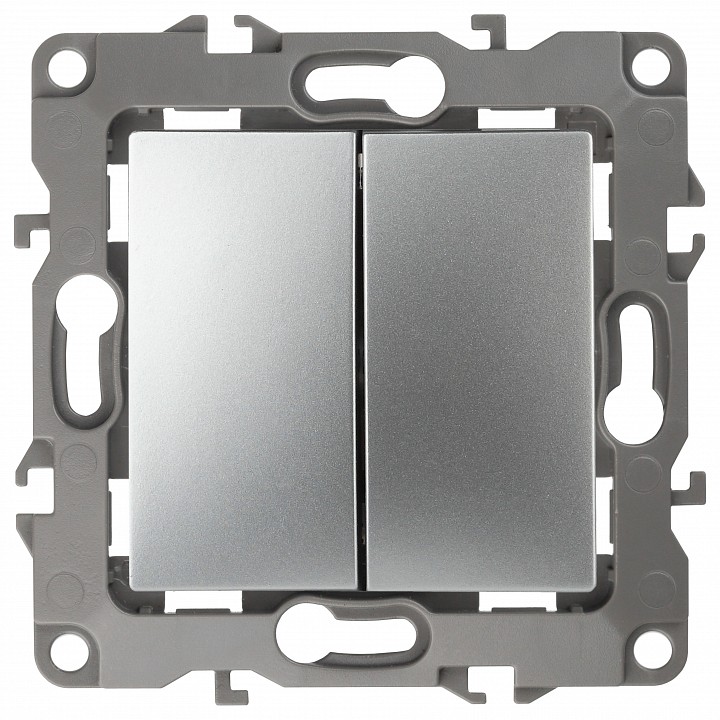 Переключатель перекрестный двухклавишный без рамки Эра Эра 12 12-1112-03