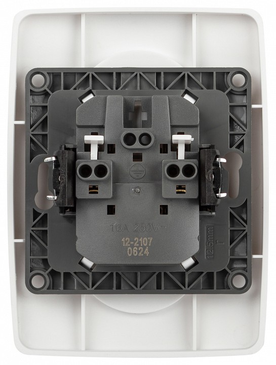 Розетка двойная без заземления Эра Эра 12 12-2107-01М