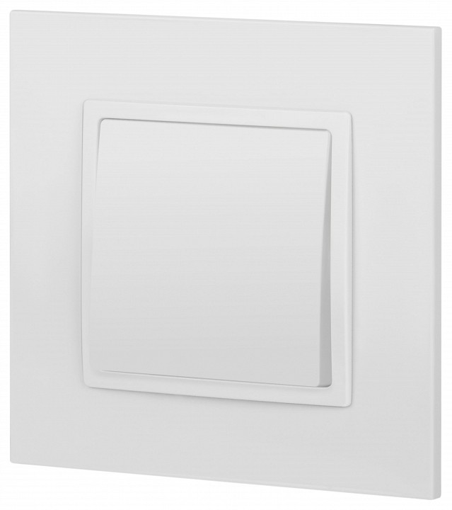 Выключатель одноклавишный без рамки Эра Эра Elegance 14-1101-01М