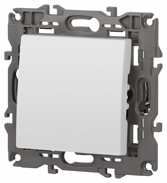 Переключатель перекрестный одноклавишный без рамки Эра Эра Elegance 14-1108-01М