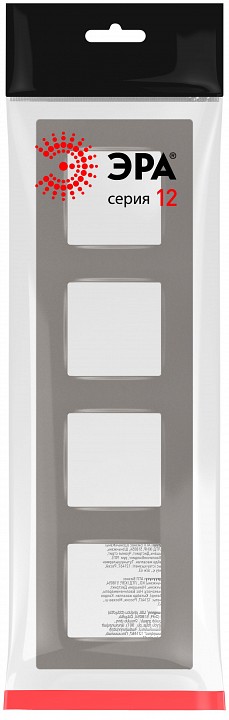 Рамка на 4 поста Эра Эра 12 12-5204-16