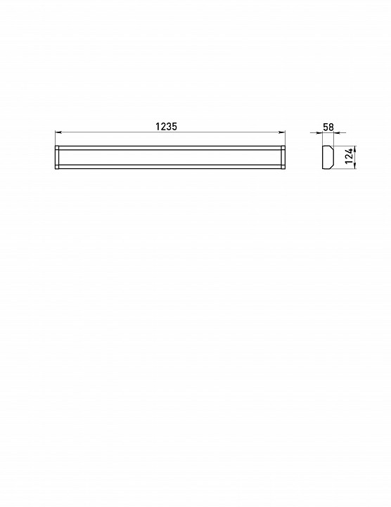 Накладной светильник Эра  DPO B 1200 2хT8 G13
