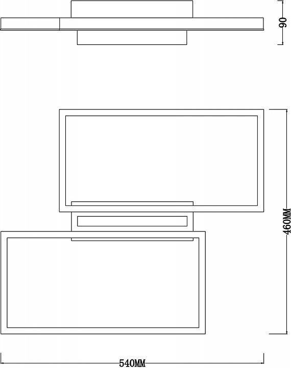 Накладной светильник Escada Scales 10209/2LED White