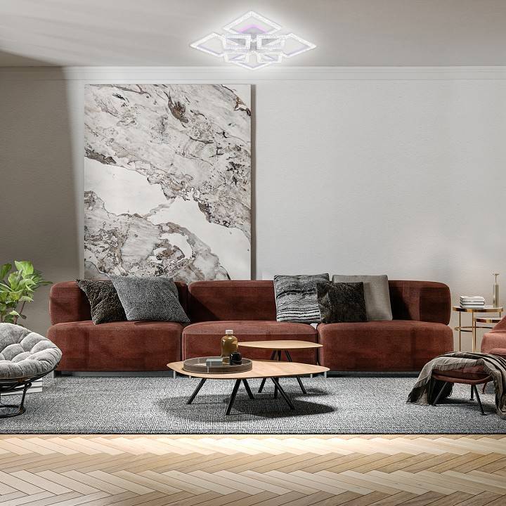 Люстра потолочная светодиодная Escada Aquarius BL 10287/8LED BL