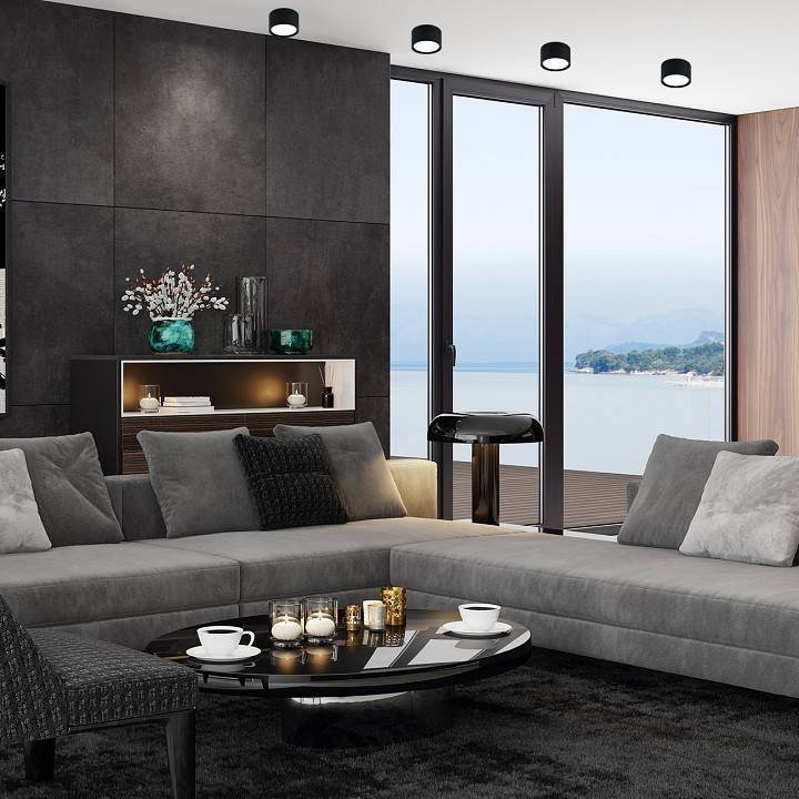 Накладной светильник Escada 20005LED 20005SMU/03LED SBK