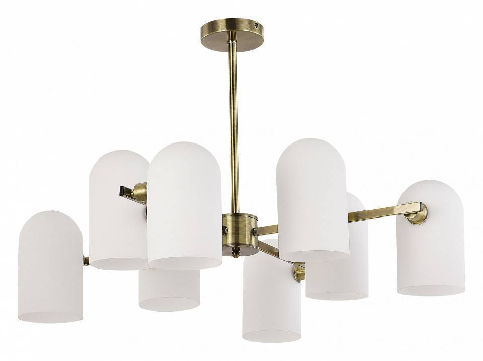 Люстра на штанге EVOLUCE Nobilia 8 ламп E14 SLE1047-302-08