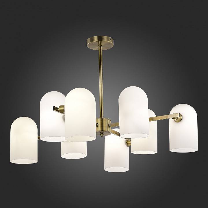 Люстра на штанге EVOLUCE Nobilia 8 ламп E14 SLE1047-302-08