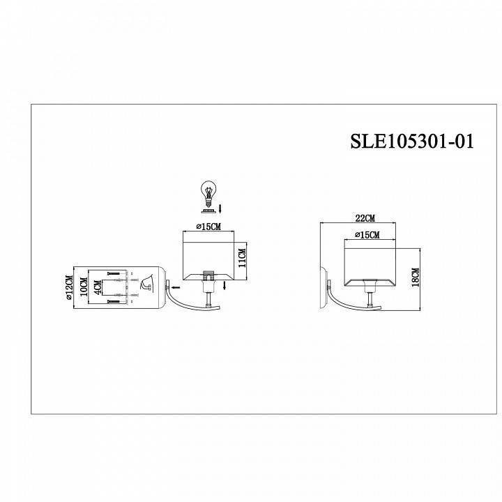 Бра EVOLUCE Linda SLE105301-01