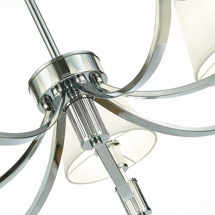 Люстра на штанге EVOLUCE Monza 7 ламп E14 SLE111303-07