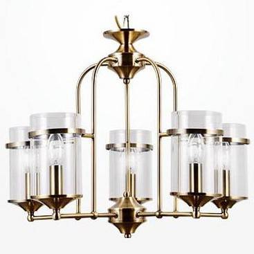 Подвесная люстра Eurosvet Consul античная бронза 60040/5