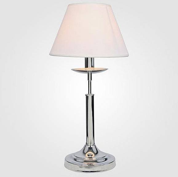 Настольная лампа декоративная Eurosvet Hotel 01010/1 хром 01010/1
