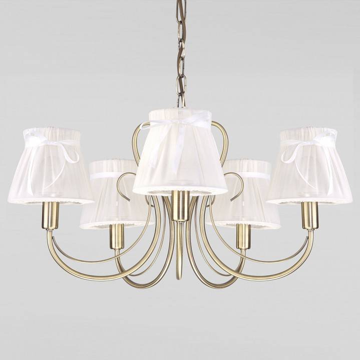 Подвесная люстра Eurosvet 60061/5 античная бронза 60061/5