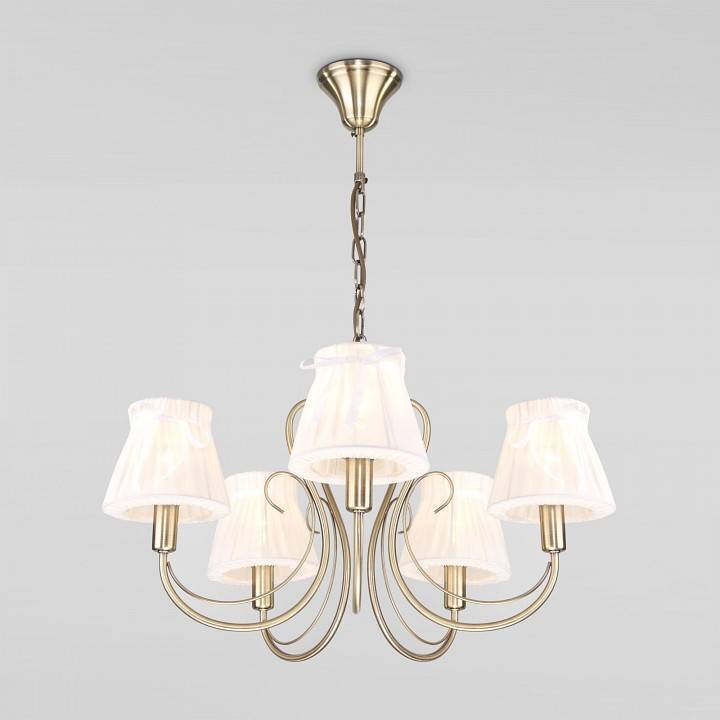 Подвесная люстра Eurosvet 60061/5 античная бронза 60061/5