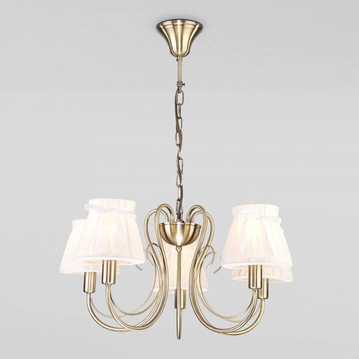 Подвесная люстра Eurosvet 60061/5 античная бронза 60061/5