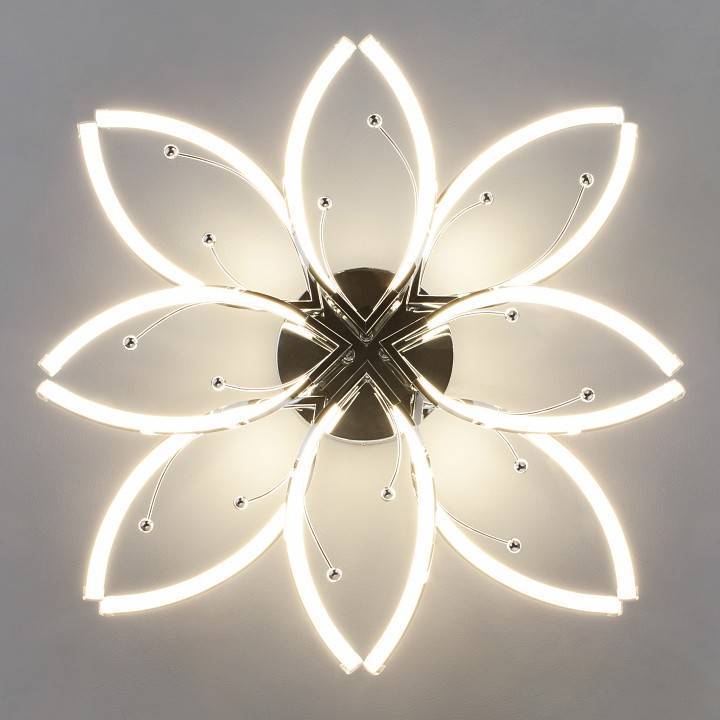 Потолочная люстра Eurosvet Fiona 90092/8 хром 96 Вт 90092/8