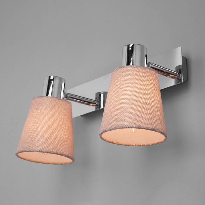 Бра Eurosvet Culver хром бежевый 20080/2