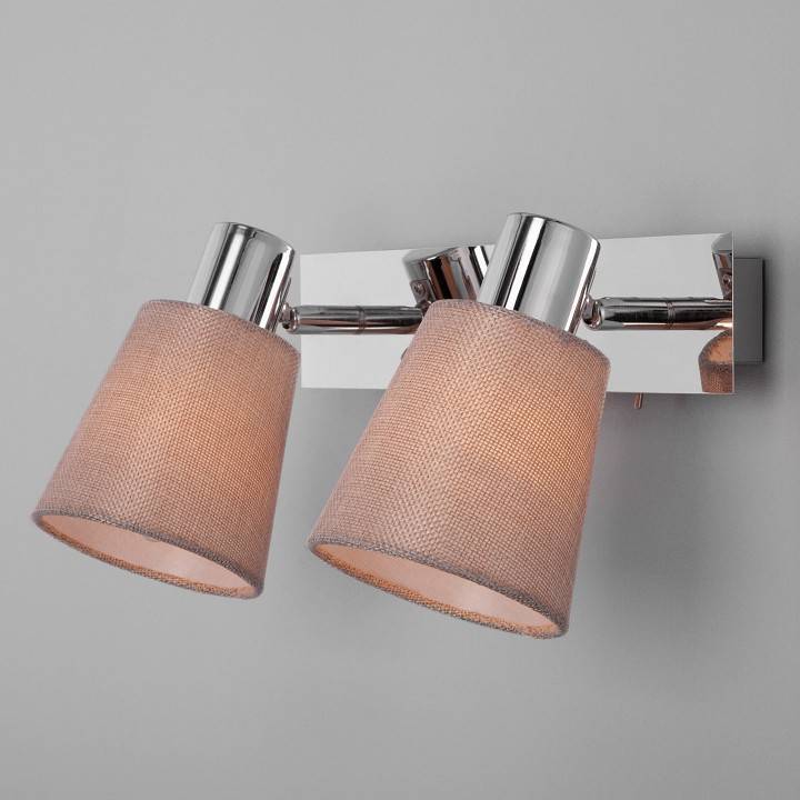 Бра Eurosvet Culver хром бежевый 20080/2